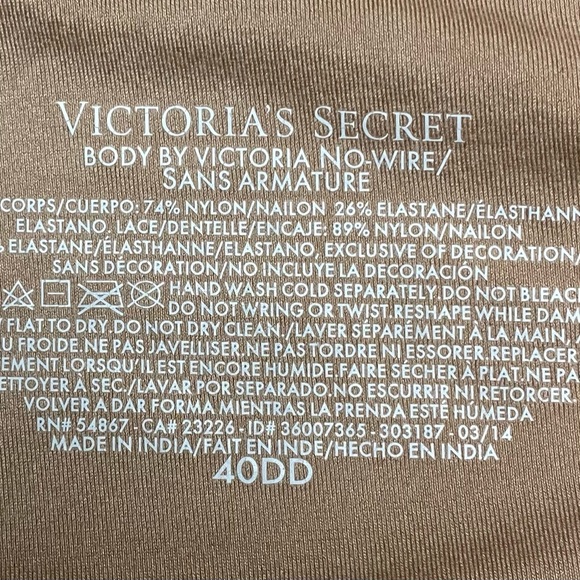 VS TAN "Body By Victoria" Wireless, 40DD. *P10 - Picture 8 of 9